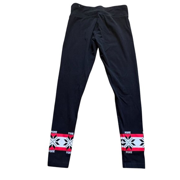 PINK Victoria's Secret Yoga Leggings-Christmas Snowflake Collection-S-GUC - Picture 5 of 5